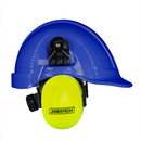 Cap-Style Hard Hat Kit with Lime Mountable Earmuffs