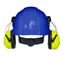 Cap-Style Hard Hat Kit with Lime Mountable Earmuffs