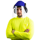 Cap-Style Hard Hat Kit with Mountable Earmuffs and Hi-Transparency Face Shield
