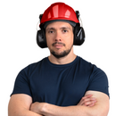 Cap-Style Hard Hat Kit with Mountable Earmuffs