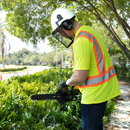 Safety Cap-Style Helmet Kit with Iron Mesh Face Shield and Earmuffs