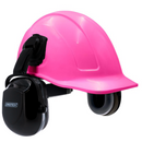 Cap Style Slotted Hard Hat Kit with Black Mountable Earmuffs