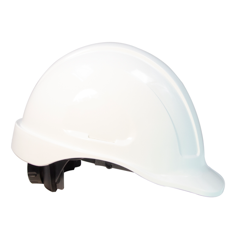 Cap Style Slotted Hard Hat Kit with Black Mountable Earmuffs