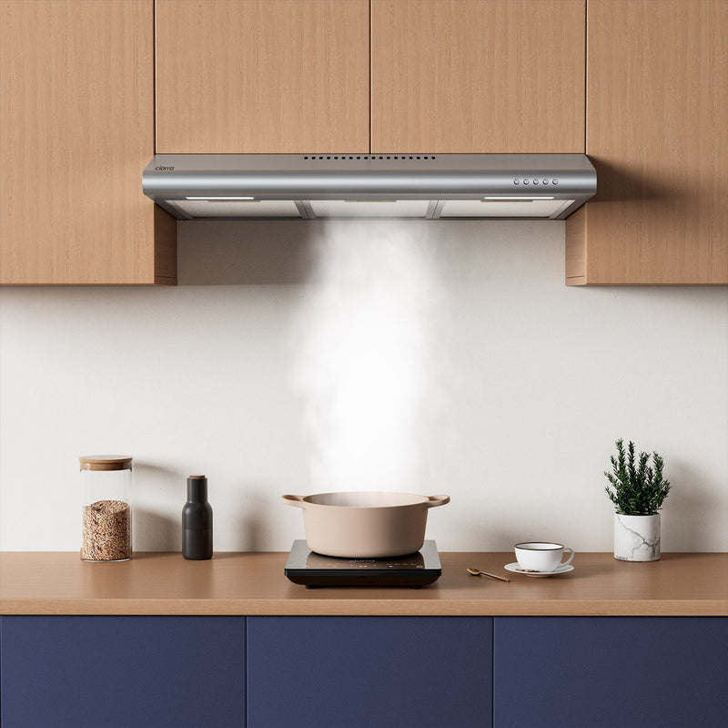 CIARRA 30 Inch Under Cabinet Range Hood Stainless Steel