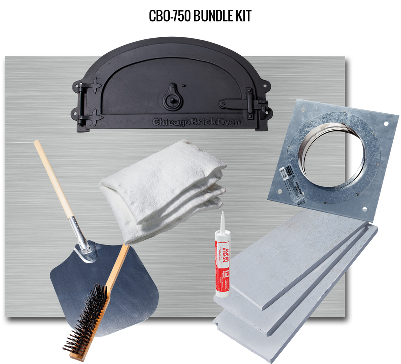 Chicago Brick Oven - CBO 750 Hybrid Pizza Oven DIY Kit (Residential) | Dual-Fuel (Gas and Wood)CBO 750 Hybrid Pizza Oven with Stand (Commercial) | Dual Fuel (Gas and Wood)
