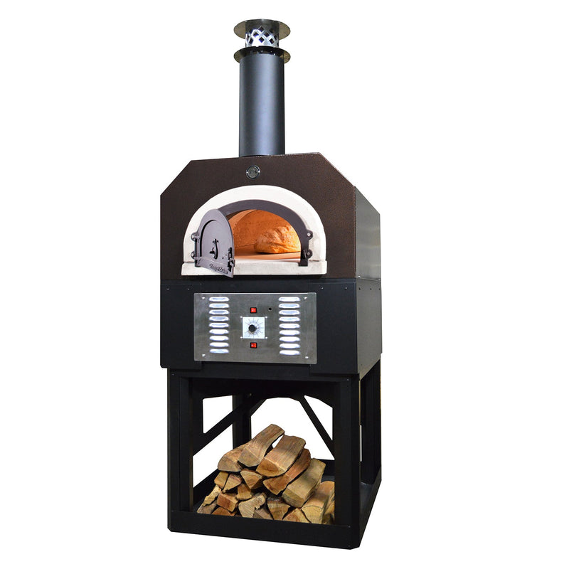 Chicago Brick Oven - CBO 750 Hybrid Pizza Oven with Stand (Residential) | Dual Fuel (Gas and Wood)