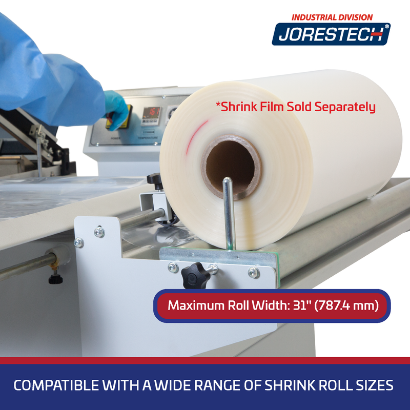 Chamber Shrink Wrapping System with Heater and Sealer All-in-One – 31” X 23”