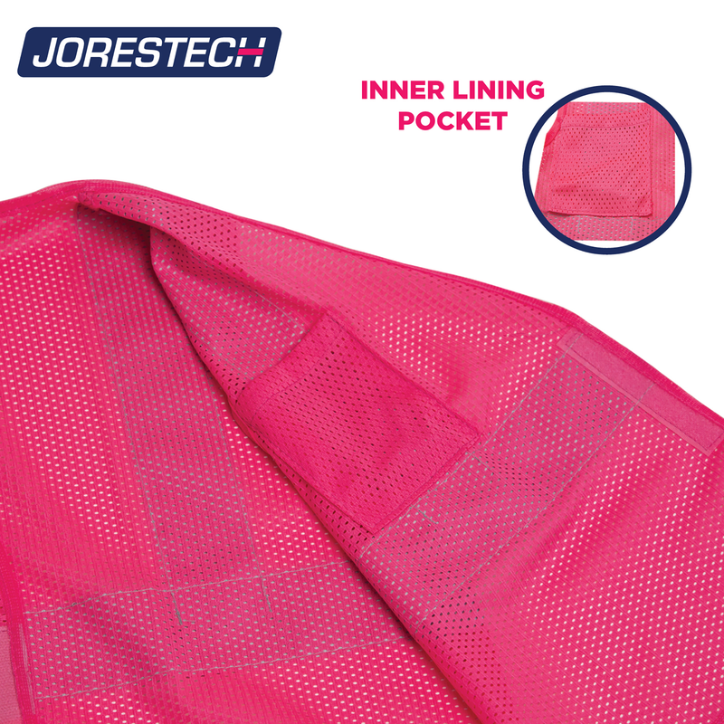Children’s Hi-Vis Mesh Safety Vest with 2” Reflective Strips