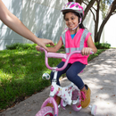 Children's Hi-Vis Mesh Safety Vest with 2" Reflective Strips - PinkFit Collection