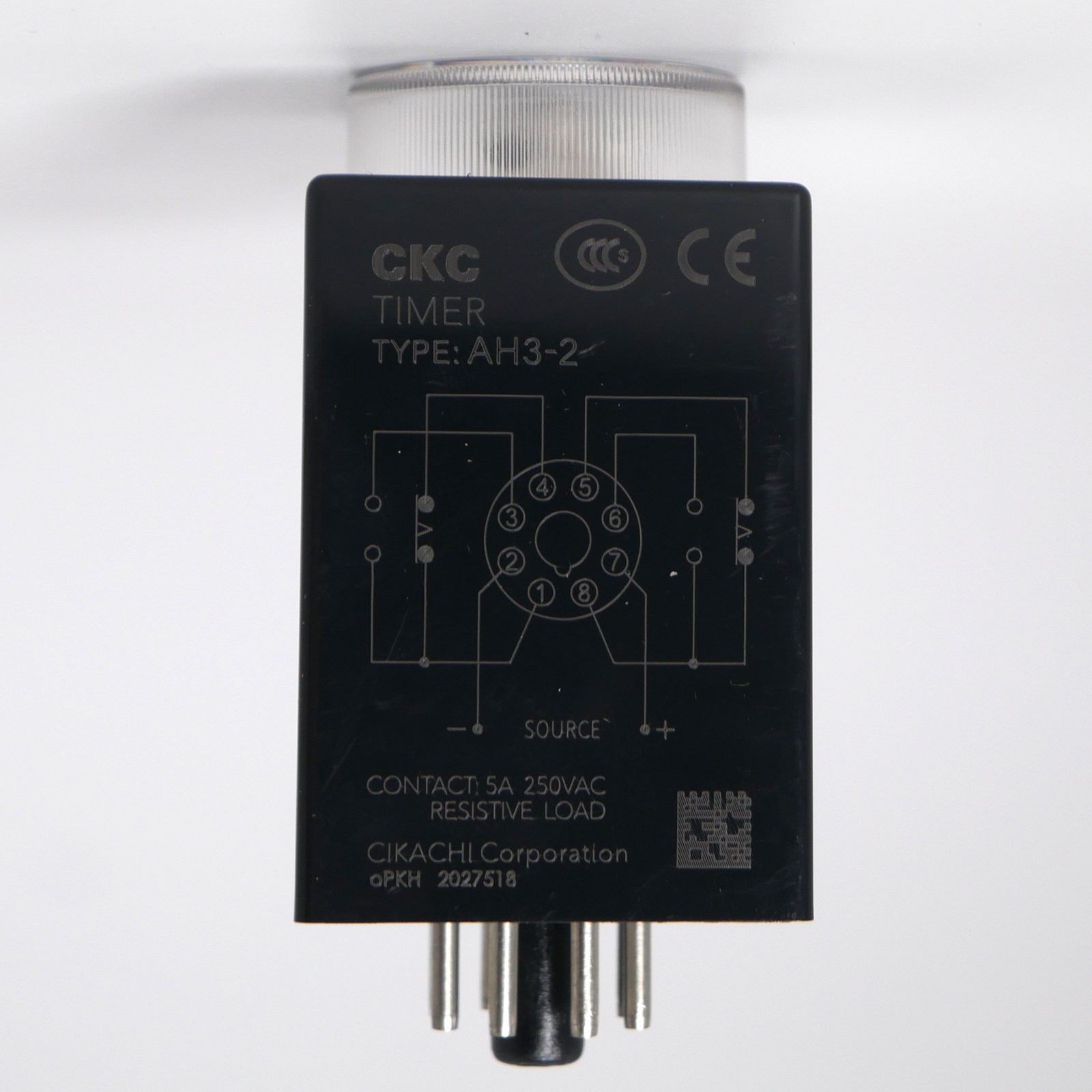 CKC Timer Relay 0-100 Seconds - AH3-2