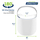 Clear Protective Face Shield with Elastic Headband