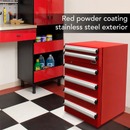 Whynter Portable 1.8 Cu. Ft. Tool Box Refrigerator with 2 Drawers & Lock | TBR-185SR
