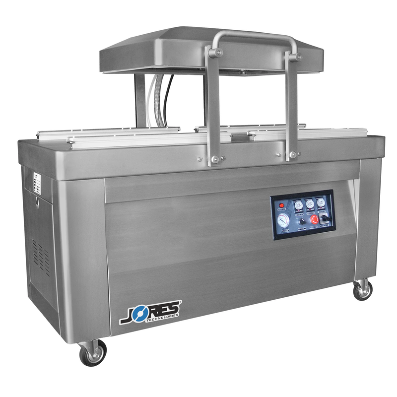 Commercial Double Chamber Vacuum Sealer with 23” Seal Bars - 220v