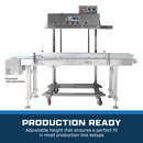 Conveyorless Continuous Band Sealer for Variable Bag Heights