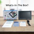 Marco de fotos digital con Wi-Fi de 10,1" de Eco4life con posibilidad de compartir fotos y vídeos - CPF1033