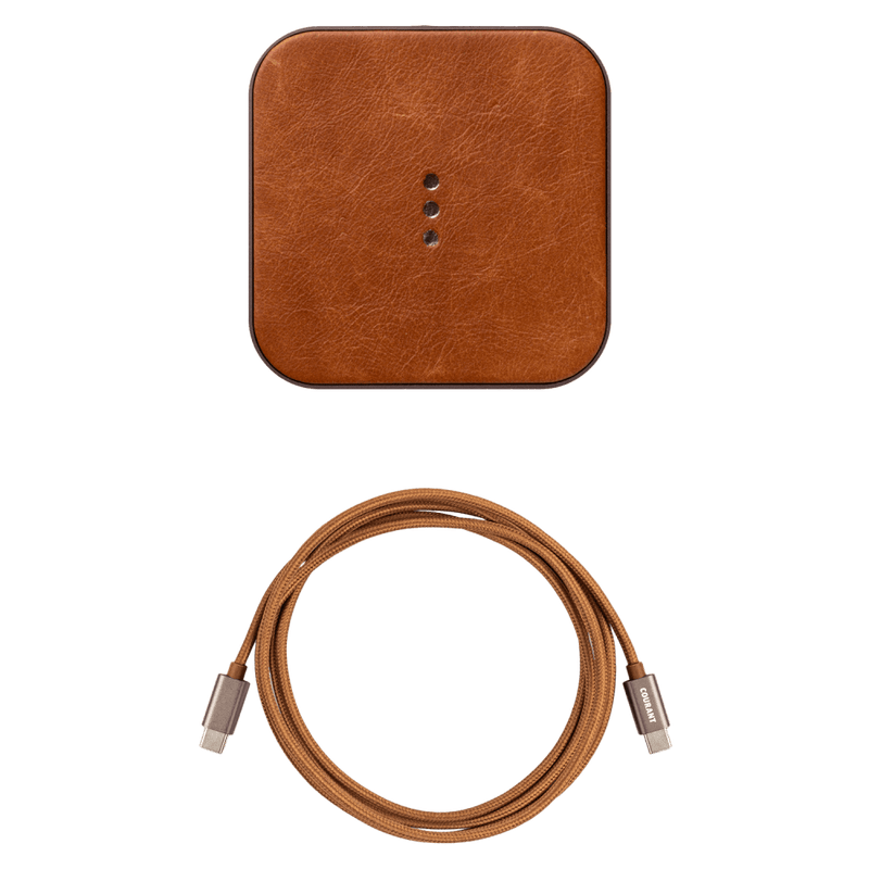 Courant Catch:1 Classic Wireless Charging Pad - Saddle