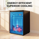 Whynter 3.1 Cu Ft Convertible Fridge/Freezer | CUF-301BK