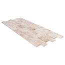 Cappuccino Beige Ledger 3D Panel 6"x24" Natural Marble Wall Tile - Full Truckload