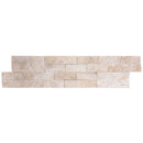 Cappuccino Beige Ledger 3D Panel 6"x24" Natural Marble Wall Tile - Full Truckload