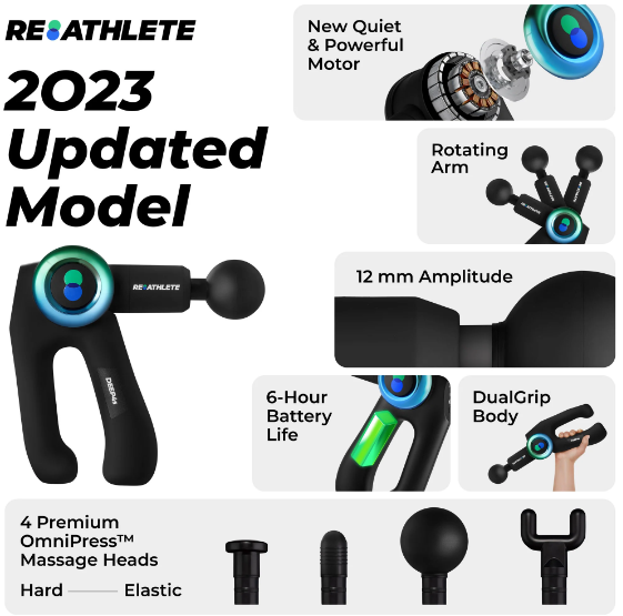 Reathlete DEEP4S Percussive Massage Gun