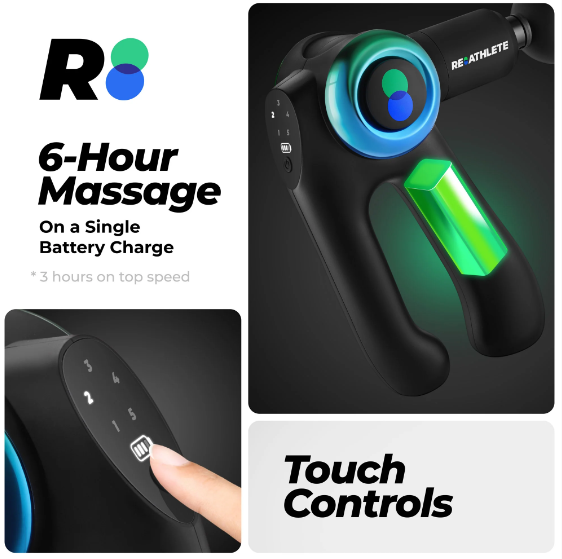 Reathlete DEEP4S Percussive Massage Gun