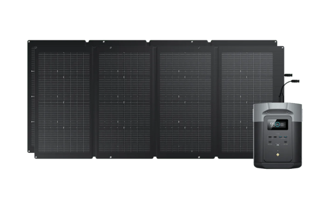 Bundle: Delta 2 Max Portable Power Station+2 220W SP | Wellbots