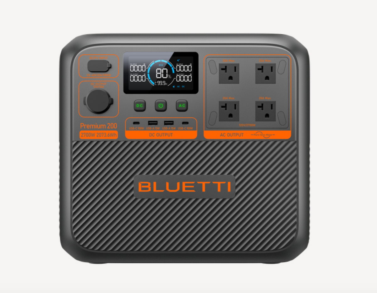 power stations for camping BLUETTI Premium 200 V2