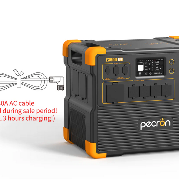 PECRON E3600LFP Portable Power Station 3600W 3072Wh | Wellbots