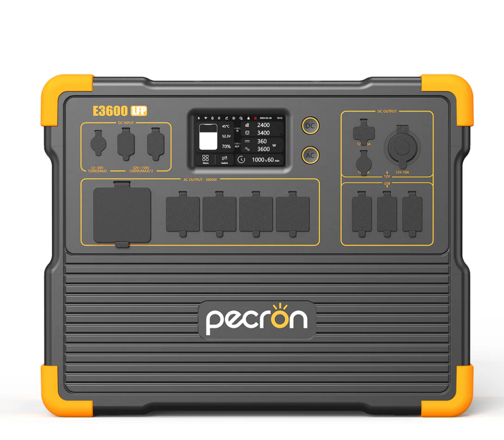 PECRON E3600LFP Portable Power Station 3600W 3072Wh | Wellbots