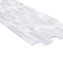 Carrara White Ledger Multi-surface 3D Panel 6"x24" Marble Wall Tile - Full Truckload