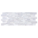 Carrara White Ledger Multi-surface 3D Panel 6"x24" Marble Wall Tile - Full Truckload