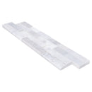 Carrara White Ledger Multi-surface 3D Panel 6"x24" Marble Wall Tile - Full Truckload