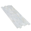 Carrara White Ledger 3D Panel 6"x24" Natural Marble Wall Tile - Full Truckload