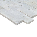 Carrara White Ledger 3D Panel 6"x24" Natural Marble Wall Tile - Full Truckload