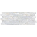 Carrara White Ledger 3D Panel 6"x24" Natural Marble Wall Tile - Full Truckload