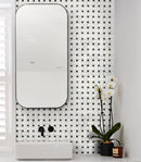 Carrara White-Toros Black Basketweave Mosaic Floor and Wall Tile - Livfloors Collection