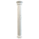 Statuario White Marble Doric Greek Hand-carved Column (D)16" (H)111"