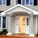 Statuario White Marble Doric Greek Hand-carved Column (D)16" (H)111"