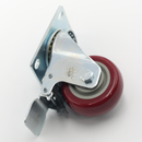 Caster Assembly with Brakes & Screws