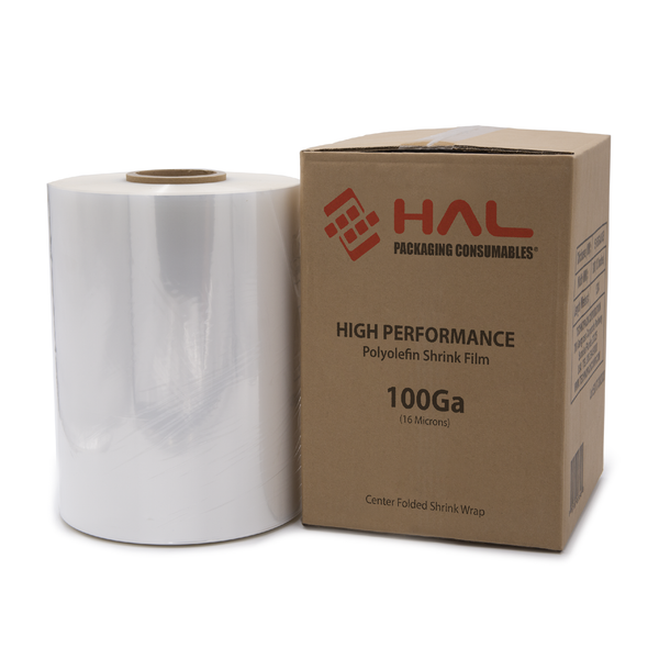 Centerfold POF Shrink Film – 100 Gauge - 12in (305mm)