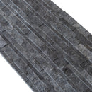 Charcoal Cambria Ledger 3D Panel 6.8"x20.8" Split-face Marble Wall Tile - Full Truckload