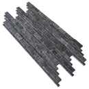 Charcoal Cambria Ledger 3D Panel 6.8"x20.8" Split-face Marble Wall Tile - Full Truckload