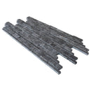 Charcoal Cambria Ledger 3D Panel 6.8"x20.8" Split-face Marble Wall Tile - Full Truckload