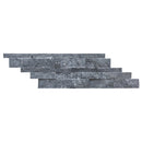 Charcoal Cambria Ledger 3D Panel 6.8"x20.8" Split-face Marble Wall Tile - Full Truckload