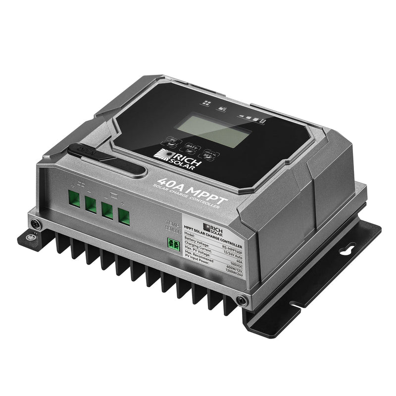 Rich Solar BRAVO 40 | 40 Amp MPPT Solar Charge Controller