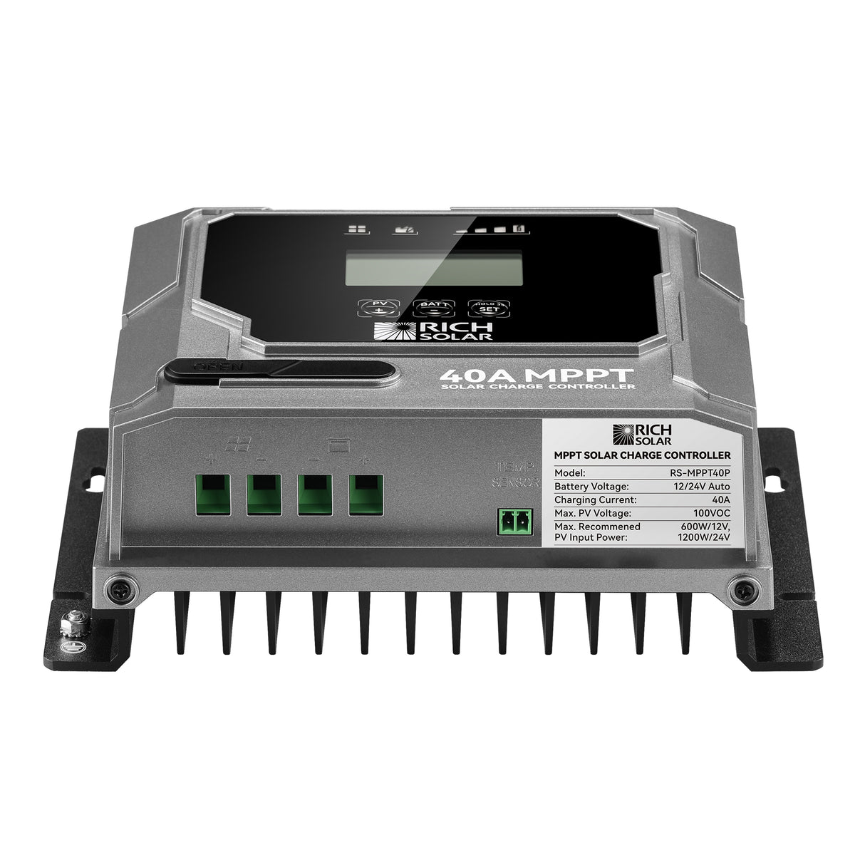 Rich Solar BRAVO 40 | 40 Amp MPPT Solar Charge Controller | Wellbots ...