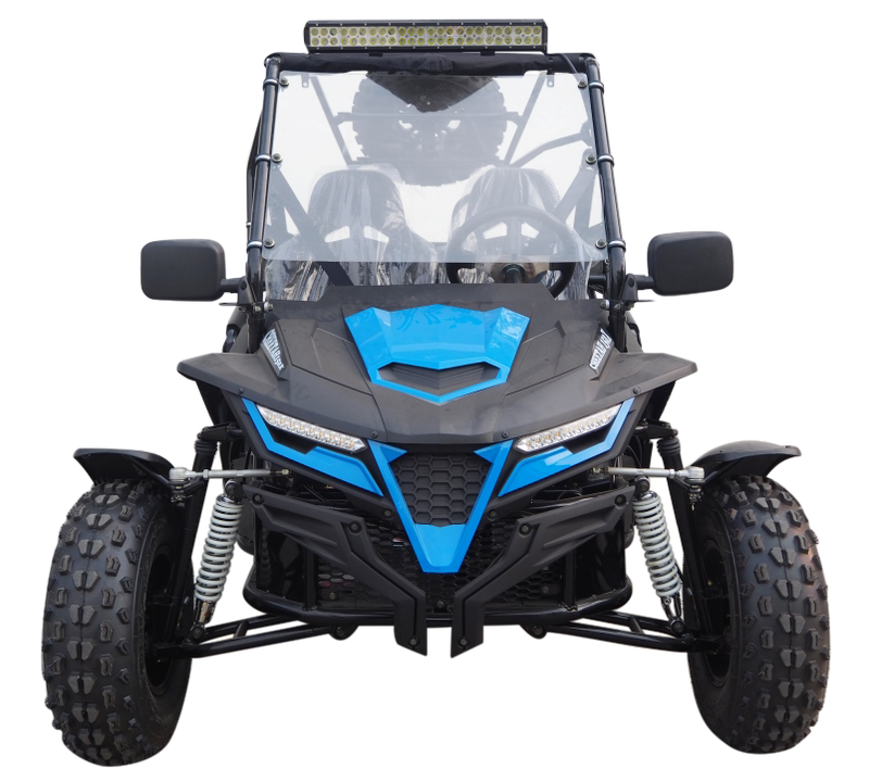 TrailMaster Cheetah 200X Go Kart (Special) CVT Automatic with Reverse, Alloy Wheels, Windshield