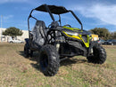 TrailMaster Cheetah 8 Mid-Sized Go Kart - 7.5hp, Torque Converter, Electric Start, Automatic with Reverse, Ages 12 and up