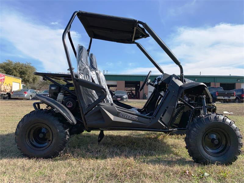 TrailMaster Cheetah 8 Mid-Sized Go Kart - 7.5hp, Torque Converter, Electric Start, Automatic with Reverse, Ages 12 and up