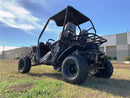TrailMaster Cheetah 8 Mid-Sized Go Kart - 7.5hp, Torque Converter, Electric Start, Automatic with Reverse, Ages 12 and up